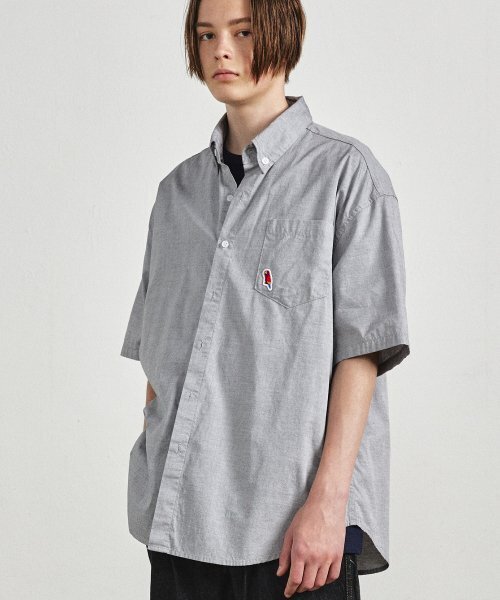 UNION BALANT(ユニオンバランテ)の「ペリカンオックスフォードシャツグレー(シャツ/ブラウス・メンズ・その他・MEDIUM/LARGE/X-LARGE)」の1枚目の写真