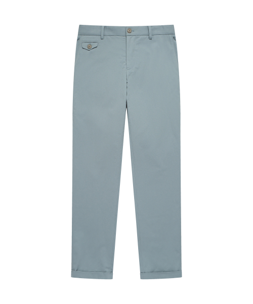 SOLEW(ソル)の「バイオウォッシングテーパードチノパンツ_グレーッシュブルー(その他パンツ・メンズ・その他・LARGE/MEDIUM/SMALL/X-LARGE)」の4枚目の写真