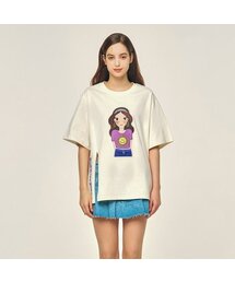 サイドスリットTシャツ F ルナ