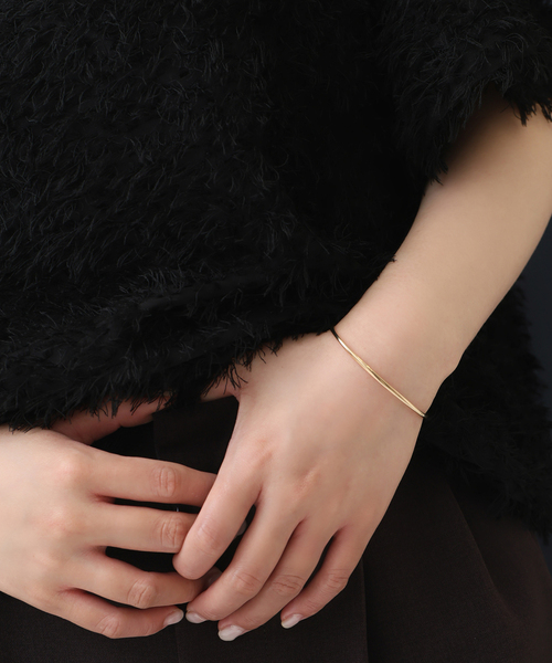 Lilas 2.5パイプC型バングルワイドK10 2.5パイプC型バングルワイド K10（ブレスレット・バングル）｜Lilas