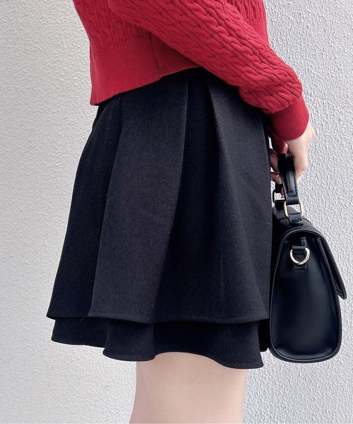 INGNI（イング）の「バックレースアップタックフレアスカート（スカート・レディース・グレー/ライトベージュ/ブラック・FREE）」の12枚目の写真