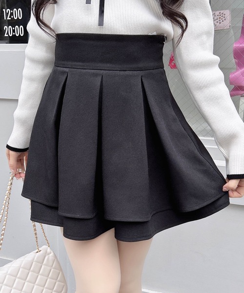 INGNI（イング）の「バックレースアップタックフレアスカート（スカート・レディース・グレー/ライトベージュ/ブラック・FREE）」の22枚目の写真