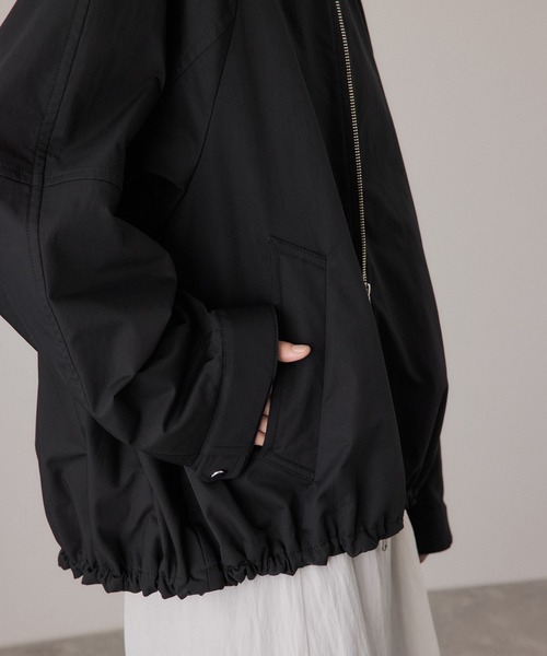 サステナブル】グランウォームシルエットブルゾン/撥水（ブルゾン