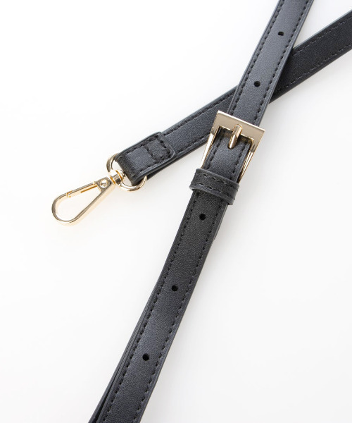 cache cache(カシュ カシュ)の「カシュカシュ cachecache / フェイクレザーショルダーバッグ付スクエアトート(トートバッグ・レディース・ブラウン/ベージュ系その他/ブラック/パイソン・FREE)」の7枚目の写真