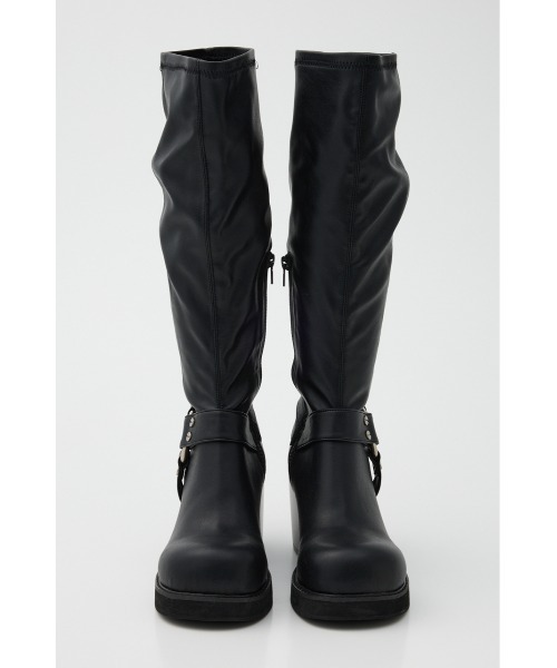 SLY（スライ）の「【2026SS新作】FITTED ENGINEER BOOTS フィッティドエンジニアブーツ（ブーツ・レディース・ブラック・SMALL/MEDIUM/LARGE）」の4枚目の写真