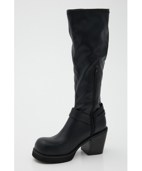 SLY（スライ）の「【2026SS新作】FITTED ENGINEER BOOTS フィッティドエンジニアブーツ（ブーツ・レディース・ブラック・SMALL/MEDIUM/LARGE）」の8枚目の写真