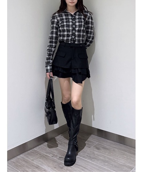 SLY(スライ)の「【2026SS新作】FITTED ENGINEER BOOTS フィッティドエンジニアブーツ(ブーツ・レディース・ブラック・SMALL/MEDIUM/LARGE)」の14枚目の写真