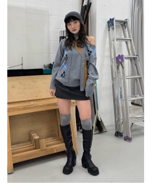 SLY(スライ)の「【2026SS新作】FITTED ENGINEER BOOTS フィッティドエンジニアブーツ(ブーツ・レディース・ブラック・SMALL/MEDIUM/LARGE)」の16枚目の写真