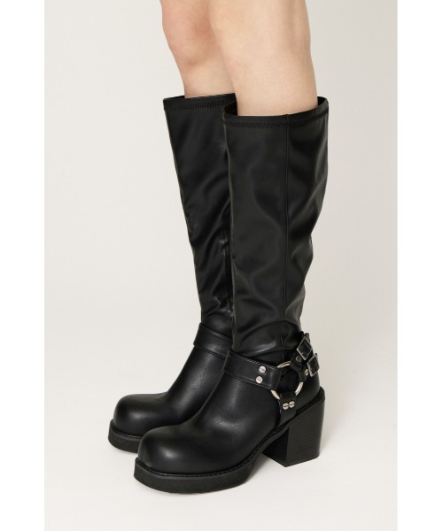 SLY(スライ)の「【2026SS新作】FITTED ENGINEER BOOTS フィッティドエンジニアブーツ(ブーツ・レディース・ブラック・SMALL/MEDIUM/LARGE)」の18枚目の写真