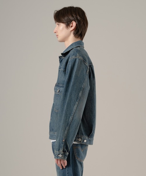 Levi's（リーバイス）の「Levi's/リーバイス LEVI'S(R) VINTAGE CLOTHING 1953 TYPE II JACKET ダークインディゴ（デニムジャケット・メンズ・インディゴブルー・XL/L/M/S/XX-LARGE）」の2枚目の写真