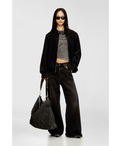 DIESEL（ディーゼル）の「ウィメンズ 半袖トップ T-MELY-CUP（Tシャツ/カットソー・レディース・ブラック系その他/インディゴブルー・X-LARGE/SMALL/MEDIUM/LARGE）」の3枚目の写真