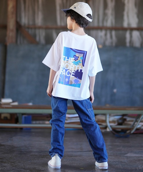 THE NORTH FACE（ザノースフェイス）の「THE NORTH FACE ザ・ノース・フェイス ワイドシルエット Tシャツ NTJ32601（Tシャツ/カットソー・キッズ・ホワイト系その他/ホワイト系その他2・130cm/140cm/150cm/160cm）」の6枚目の写真