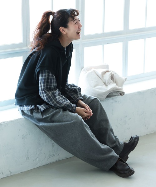 soulberry(ソウルベリー)の「店長がつくった、冬のこじゃれまるパンツ(その他パンツ・レディース・杢グレー・S/M/L/LL/3L/4L/5L)」の4枚目の写真