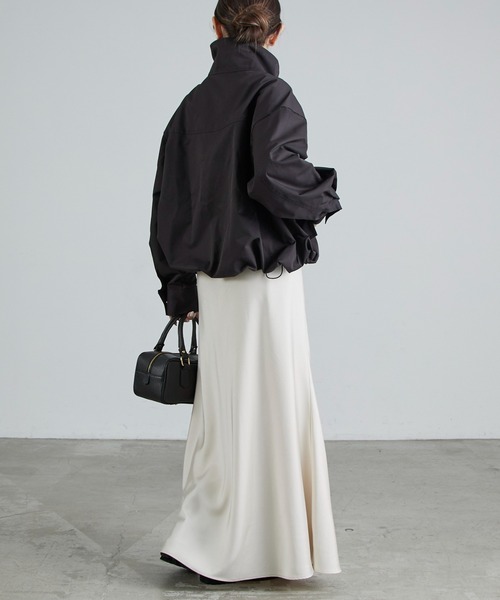 Lui's（ルイス）の「スタンドZIPブルゾン（ブルゾン・レディース・ブラック/カーキ・FREE）」の8枚目の写真