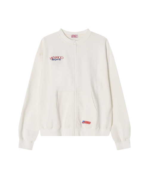 MENASOO（ミナス）の「Menasoo Hearttrack Zipup Cardigan_White（カーディガン/ボレロ・レディース・ホワイト・F）」の4枚目の写真