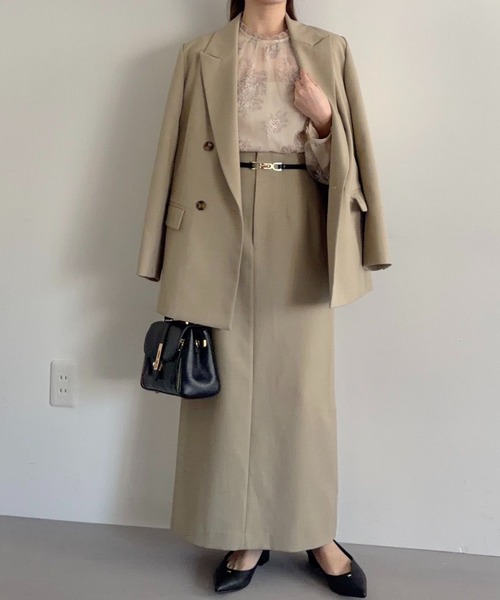 mysty woman(ミスティウーマン)の「フローラルラメ刺繍ブラウス 638990(シャツ/ブラウス・レディース・ピンク/ブルー/アイボリー/ブラック・FREE)」の11枚目の写真