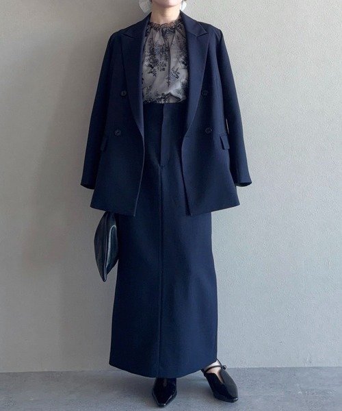 mysty woman(ミスティウーマン)の「フローラルラメ刺繍ブラウス 638990(シャツ/ブラウス・レディース・ピンク/ブルー/アイボリー/ブラック・FREE)」の15枚目の写真