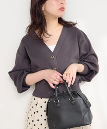 natural couture（ナチュラルクチュール）の「プチプラハトメバー釦カーデ（カーディガン/ボレロ）」