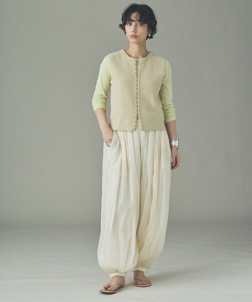 Curensology(カレンソロジー)の「Curensology(カレンソロジー)/キョウネンシャコウテンジクプルオーバー(Tシャツ/カットソー・レディース・ブルー/イエロー/ネイビー・FREE)」の8枚目の写真