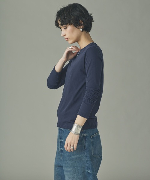 Curensology(カレンソロジー)の「Curensology(カレンソロジー)/キョウネンシャコウテンジクプルオーバー(Tシャツ/カットソー・レディース・ブルー/イエロー/ネイビー・FREE)」の13枚目の写真