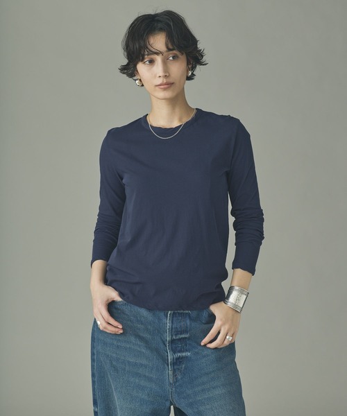 Curensology(カレンソロジー)の「Curensology(カレンソロジー)/キョウネンシャコウテンジクプルオーバー(Tシャツ/カットソー・レディース・ブルー/イエロー/ネイビー・FREE)」の12枚目の写真