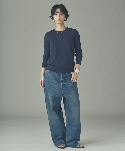 Curensology(カレンソロジー)の「Curensology(カレンソロジー)/キョウネンシャコウテンジクプルオーバー(Tシャツ/カットソー・レディース・ブルー/イエロー/ネイビー・FREE)」の16枚目の写真