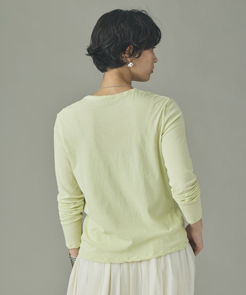 Curensology(カレンソロジー)の「Curensology(カレンソロジー)/キョウネンシャコウテンジクプルオーバー(Tシャツ/カットソー・レディース・ブルー/イエロー/ネイビー・FREE)」の6枚目の写真