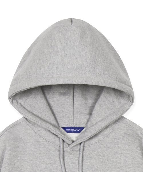 ICONOGRAPHY(アイコノグラフィー)の「OVERFIT_HOODIE MEL(パーカー・レディース・その他・L/XL)」の4枚目の写真