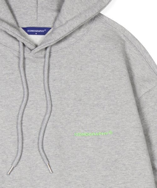 ICONOGRAPHY(アイコノグラフィー)の「OVERFIT_HOODIE MEL(パーカー・レディース・その他・L/XL)」の5枚目の写真