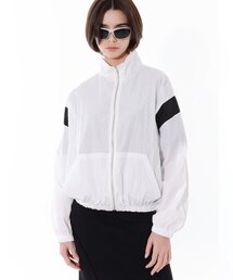 PIECEMAKER（ピースメーカー）の「SHIMMERING NYLON TRACK JACKET (IVORY)（ナイロンジャケット）」