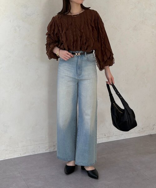 Thevon(ゼボン)の「ベルトミュール(パンプス・レディース・ブラック/ダークブラウン・M/L)」の10枚目の写真