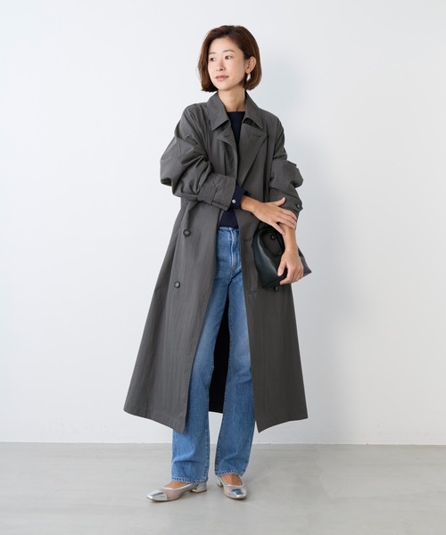 MICA&DEAL（マイカ＆ディール）の「トレンチコート（トレンチコート・レディース・ベージュ/チャコールグレー・FREE）」の18枚目の写真