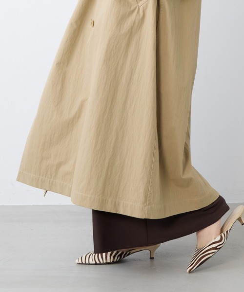 MICA&DEAL（マイカ＆ディール）の「トレンチコート（トレンチコート・レディース・ベージュ/チャコールグレー・FREE）」の7枚目の写真