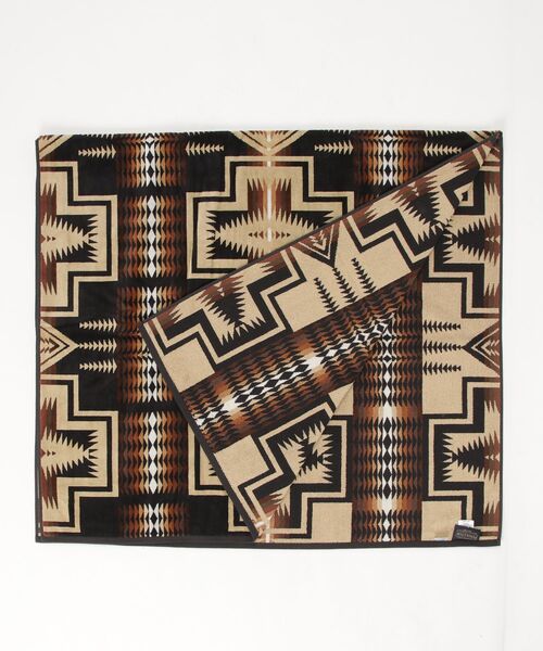 PENDLETON(ペンドルトン)の「オーバーサイズ・ジャカードスパタオル(タオル・メンズ・ブラック×ホワイト/タン/ベージュ系その他/ブラック系その他2/マルチ/ブラック系その他・ONE SIZE)」の7枚目の写真