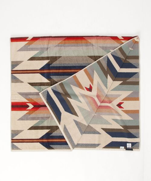 PENDLETON(ペンドルトン)の「オーバーサイズ・ジャカードスパタオル(タオル・メンズ・ブラック×ホワイト/タン/ベージュ系その他/ブラック系その他2/マルチ/ブラック系その他・ONE SIZE)」の9枚目の写真