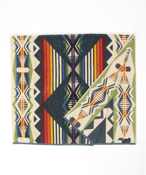 PENDLETON(ペンドルトン)の「オーバーサイズ・ジャカードスパタオル(タオル・メンズ・ブラック×ホワイト/タン/ベージュ系その他/ブラック系その他2/マルチ/ブラック系その他・ONE SIZE)」の12枚目の写真