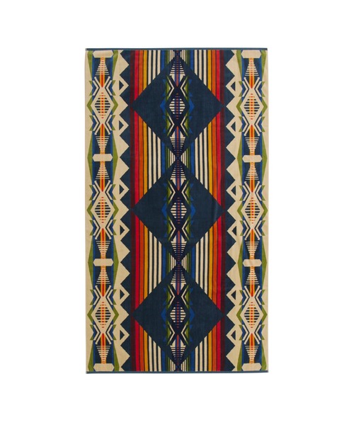 PENDLETON(ペンドルトン)の「オーバーサイズ・ジャカードスパタオル(タオル・メンズ・ブラック×ホワイト/タン/ベージュ系その他/ブラック系その他2/マルチ/ブラック系その他・ONE SIZE)」の6枚目の写真