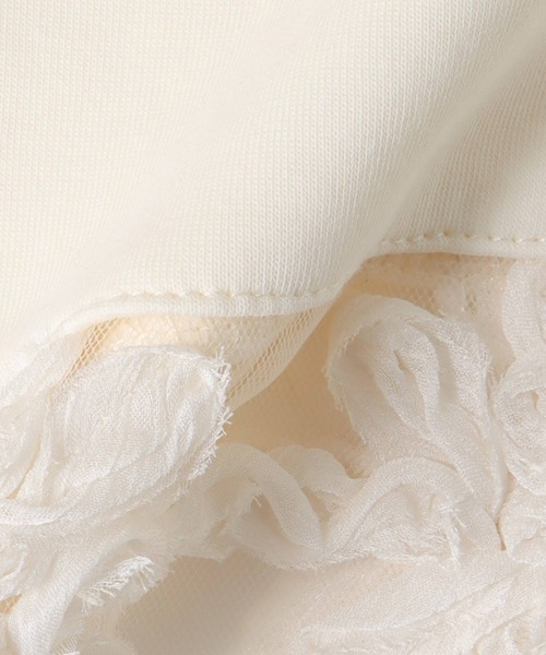 Three Four Time（ｽﾘｰﾌｫｰﾀｲﾑ）の「立体レース切替プルオーバー（Tシャツ/カットソー・レディース・オフホワイト/ベージュ・FREE）」の21枚目の写真