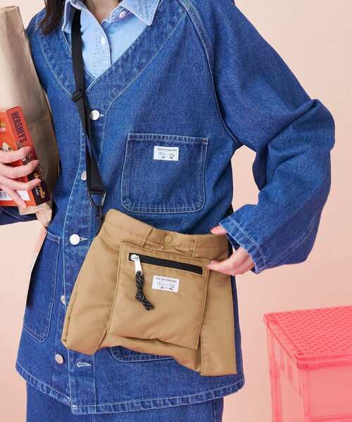 PENNEYS（ぺニーズ）の「【PENNEY'S】ナイロンサコッシュ（ショルダーバッグ・レディース・ダークネイビー/ベージュ・FREE）」の10枚目の写真