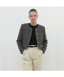 ATELIER NAIN（アトリエナイン）の「CHERIE PADDED TWEED JACKET(JK-2989)（その他アウター）」