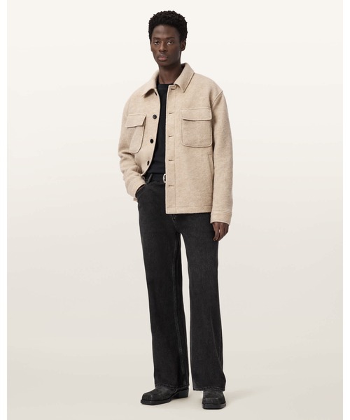 ALLSAINTS(オールセインツ)の「CAYSON WOOL BLEND JACKET | CAYSON ウール ブレンド ジャケット(その他アウター・メンズ・ブラウン系その他・S/M/L)」の4枚目の写真
