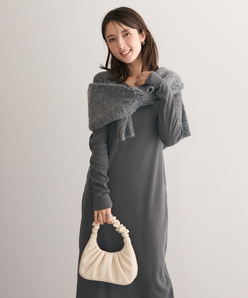 セール】【骨格ストレート向け】セルフカットフィンガーホールリブ