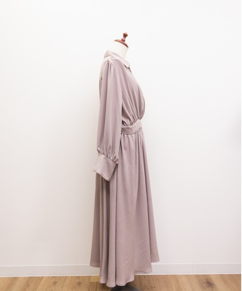 CLETTE(クレット)の「CLETTEオリジナルカシュクールラップシャツワンピース(ワンピース・レディース・ネイビー/ブルー/ピンク・4L/3L/LL)」の21枚目の写真