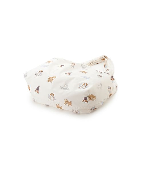 gelato pique(ジェラートピケ)の「プレイフルDOG総柄エコバッグMサイズ(エコバッグ/サブバッグ・レディース・オフホワイト・F)」の7枚目の写真