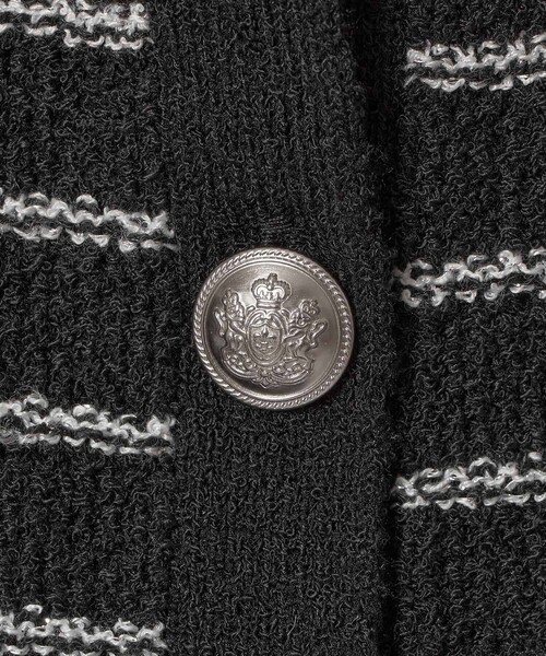 ANAYI(アナイ)の「パウダーボーダーキャミプルオーバー(ニット/セーター・レディース・ブラック/ライトピンク/ブルー/オフホワイト・38/36)」の6枚目の写真