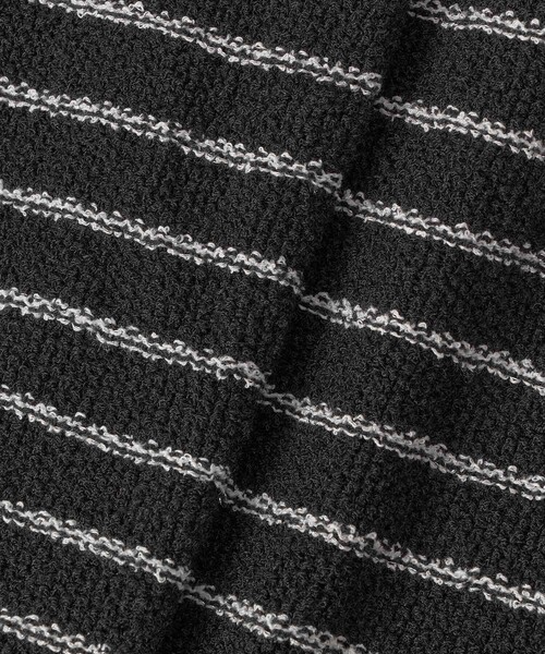 ANAYI(アナイ)の「パウダーボーダーキャミプルオーバー(ニット/セーター・レディース・ブラック/ライトピンク/ブルー/オフホワイト・38/36)」の7枚目の写真