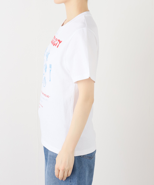 JOINT WORKS（ジョイントワークス）の「OURSAALTY / アワーソルティ Ocean keeper T-shirt（Tシャツ/カットソー・レディース・ブルー/ホワイト・FREE）」の3枚目の写真