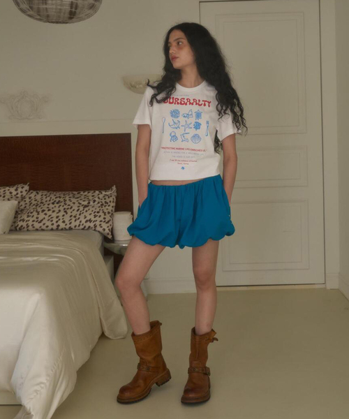 JOINT WORKS（ジョイントワークス）の「OURSAALTY / アワーソルティ Ocean keeper T-shirt（Tシャツ/カットソー・レディース・ブルー/ホワイト・FREE）」の10枚目の写真