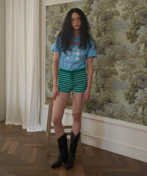 JOINT WORKS（ジョイントワークス）の「OURSAALTY / アワーソルティ Ocean keeper T-shirt（Tシャツ/カットソー・レディース・ブルー/ホワイト・FREE）」の17枚目の写真