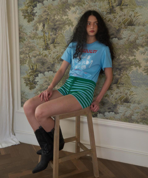 JOINT WORKS（ジョイントワークス）の「OURSAALTY / アワーソルティ Ocean keeper T-shirt（Tシャツ/カットソー・レディース・ブルー/ホワイト・FREE）」の19枚目の写真